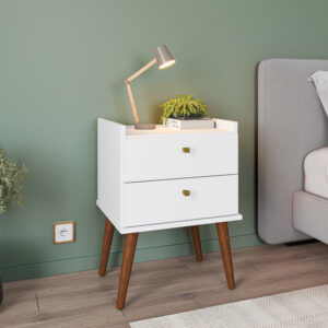Mesa de Cabeceira Aroma com 2 Gavetas