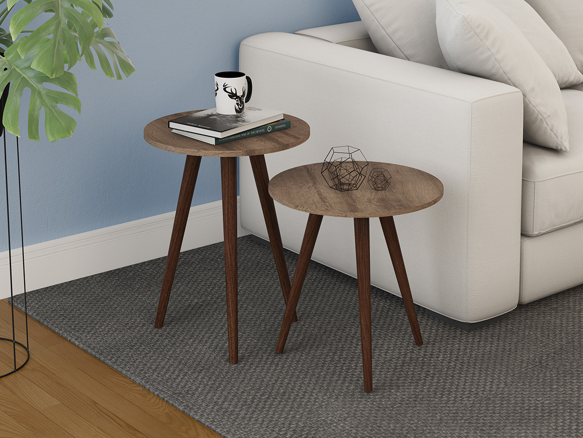 Conjunto com 2 Mesas de Apoio RT 3152 - Imagem 3