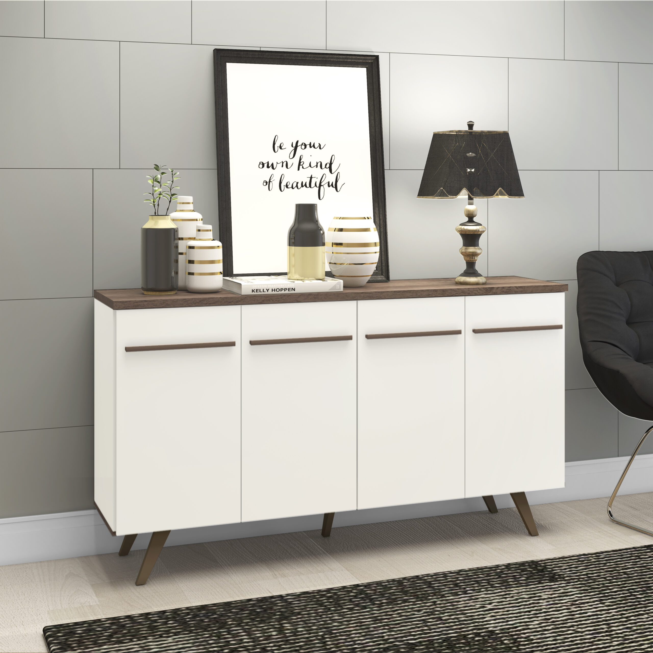 Aparador Buffet RT 3133 com 4 Portas