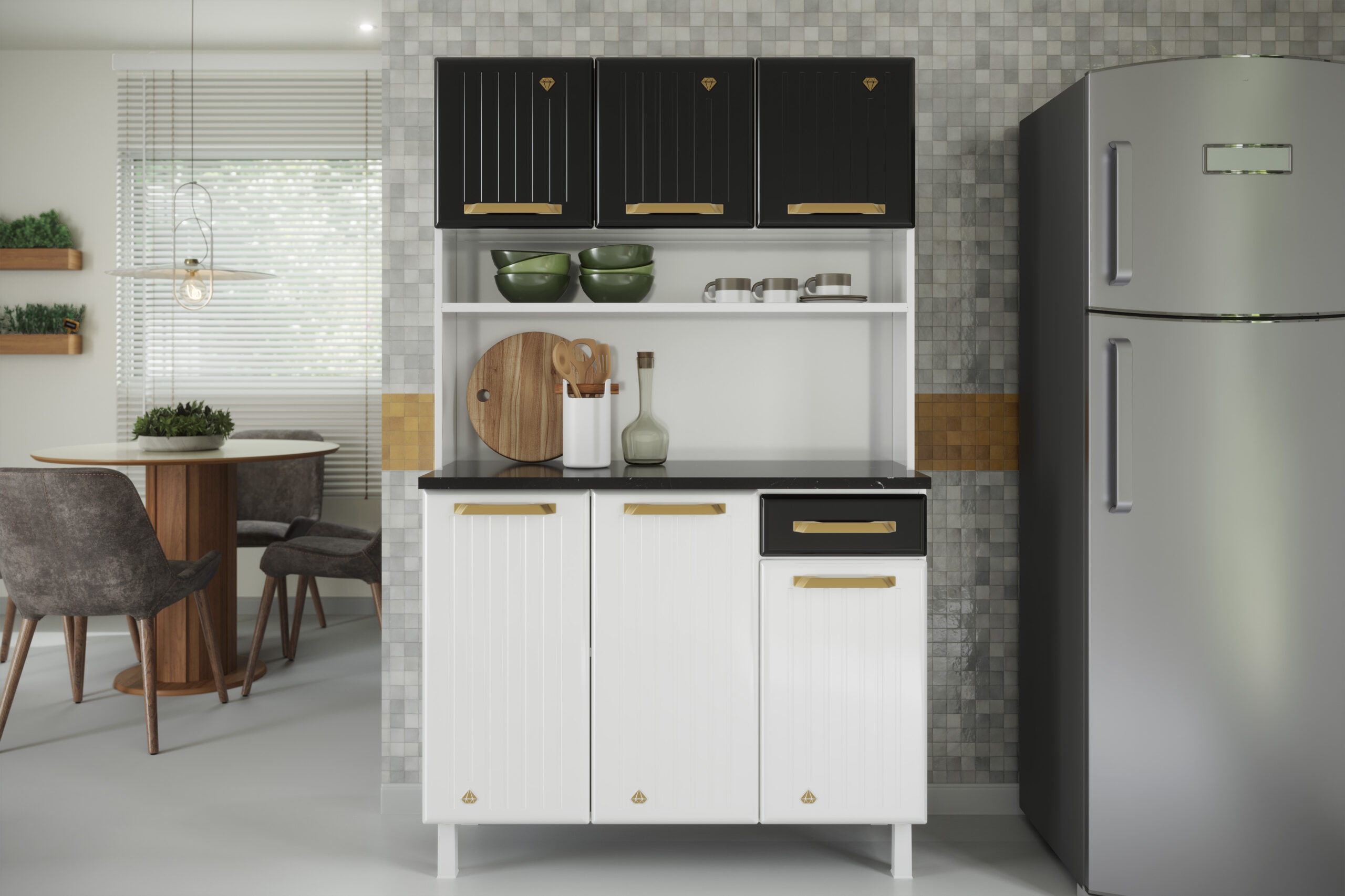 Kit Cozinha Diamante New Smart 105 - Imagem 2