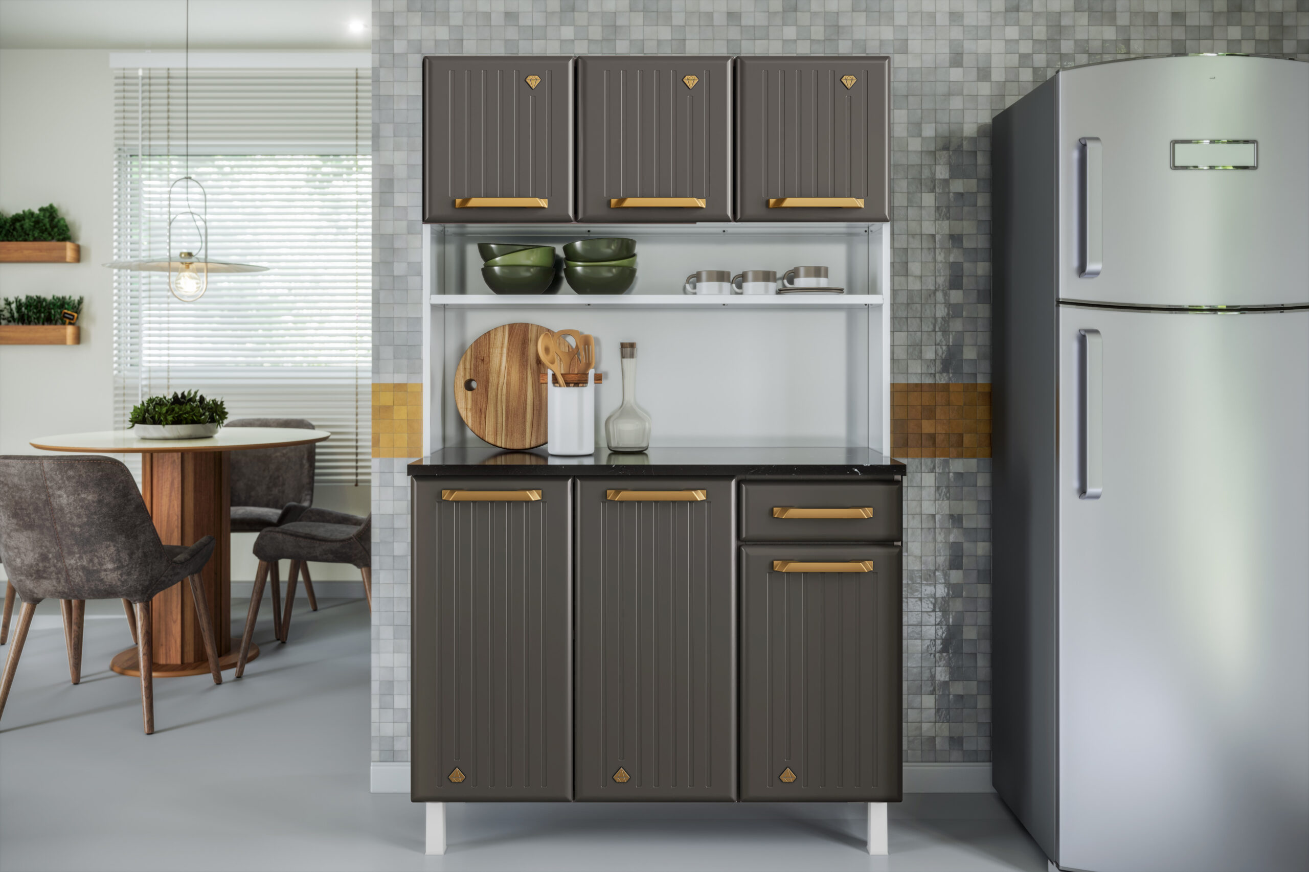 Kit Cozinha Diamante New Smart 105 - Imagem 3