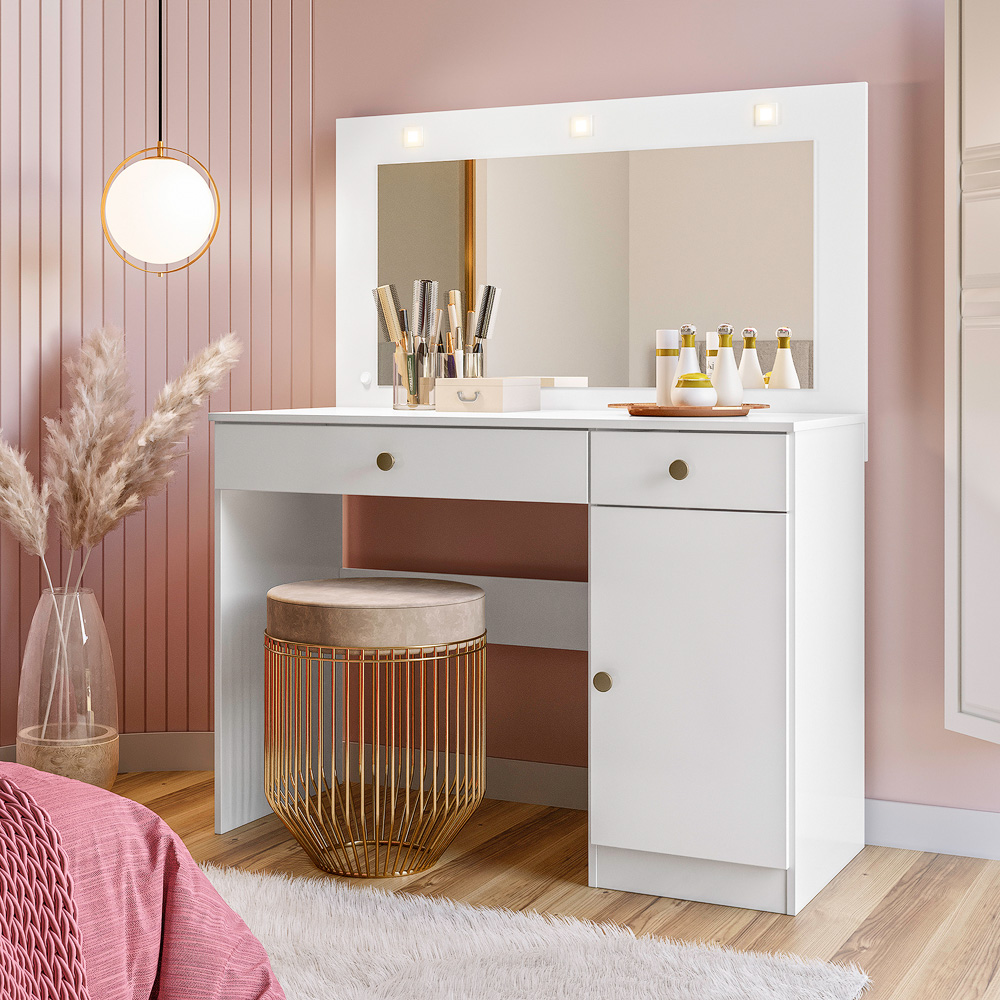 Cômoda Camarim Bella com 1 Porta e 2 Gavetas