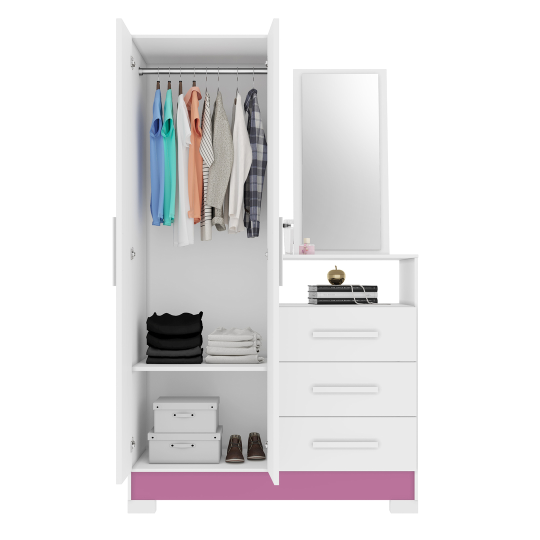 Cômoda NT 5165 com 2 Portas e 3 Gavetas - Imagem 3