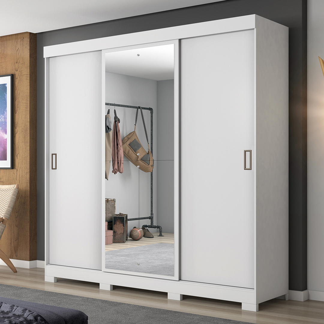 Roupeiro Notavel NT 5020 com 3 Portas e 4 Gavetas