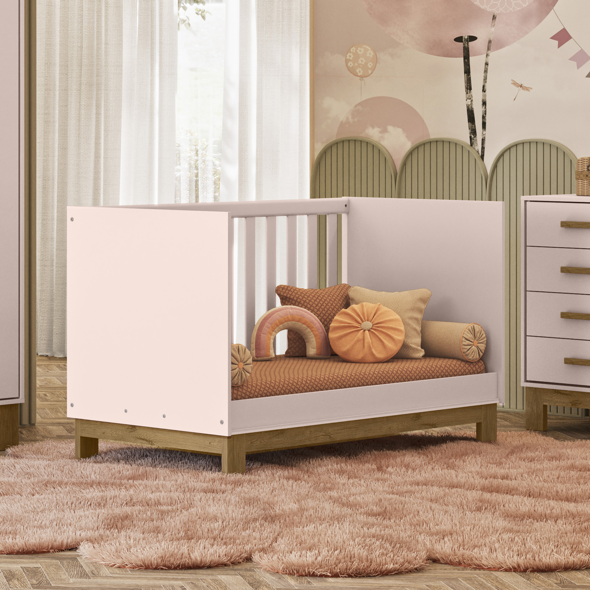 Berço Mini Cama Q Encanto Slim 4315 - Imagem 4