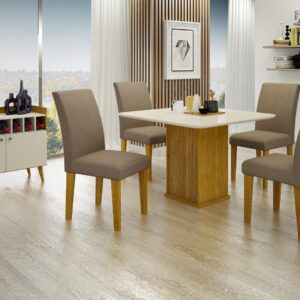 Mesa Napoli 0,90 com 4 Cadeiras