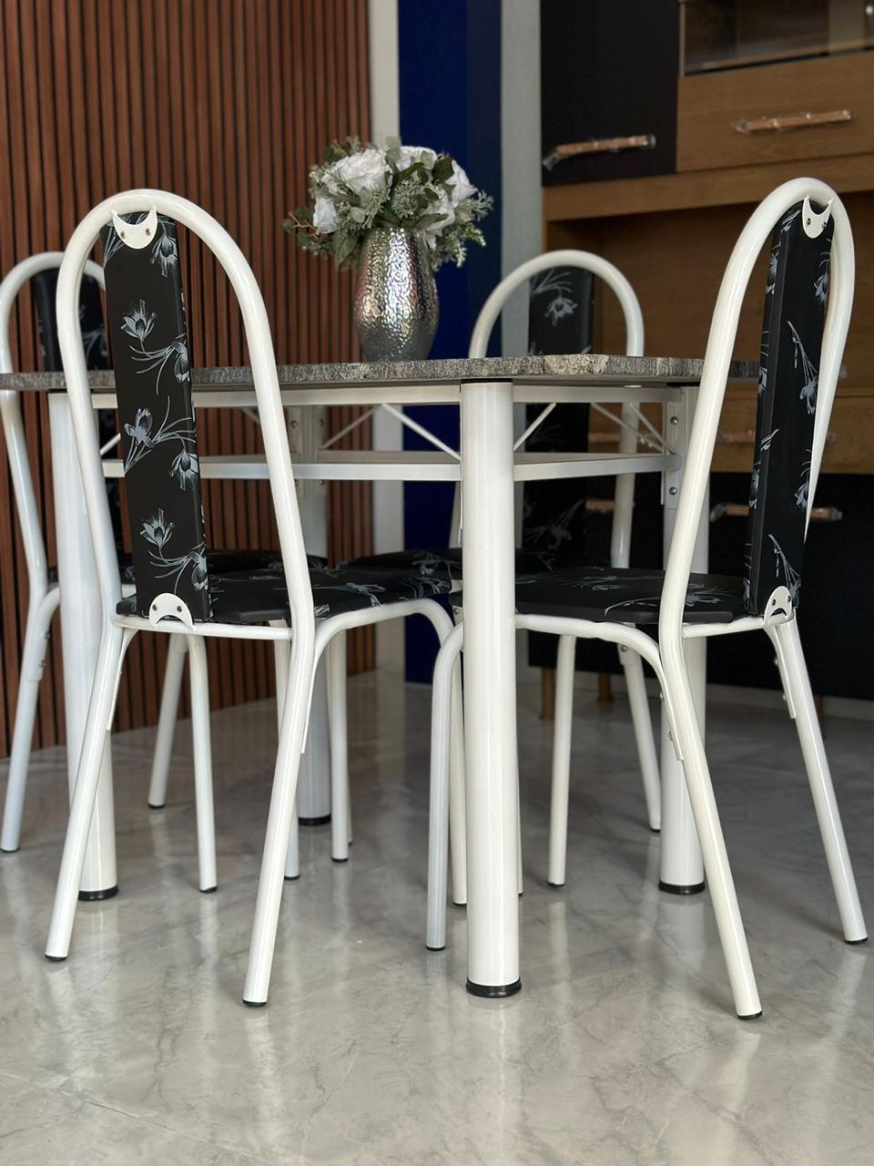 Mesa Retangular Michelly c/4 Cadeiras - Imagem 2