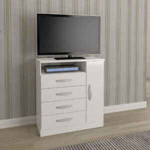 Cômoda Laguna com 4 Gavetas e 1 Porta