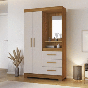 Roupeiro Notavel NT 6020 com 2 Portas e 3 Gavetas