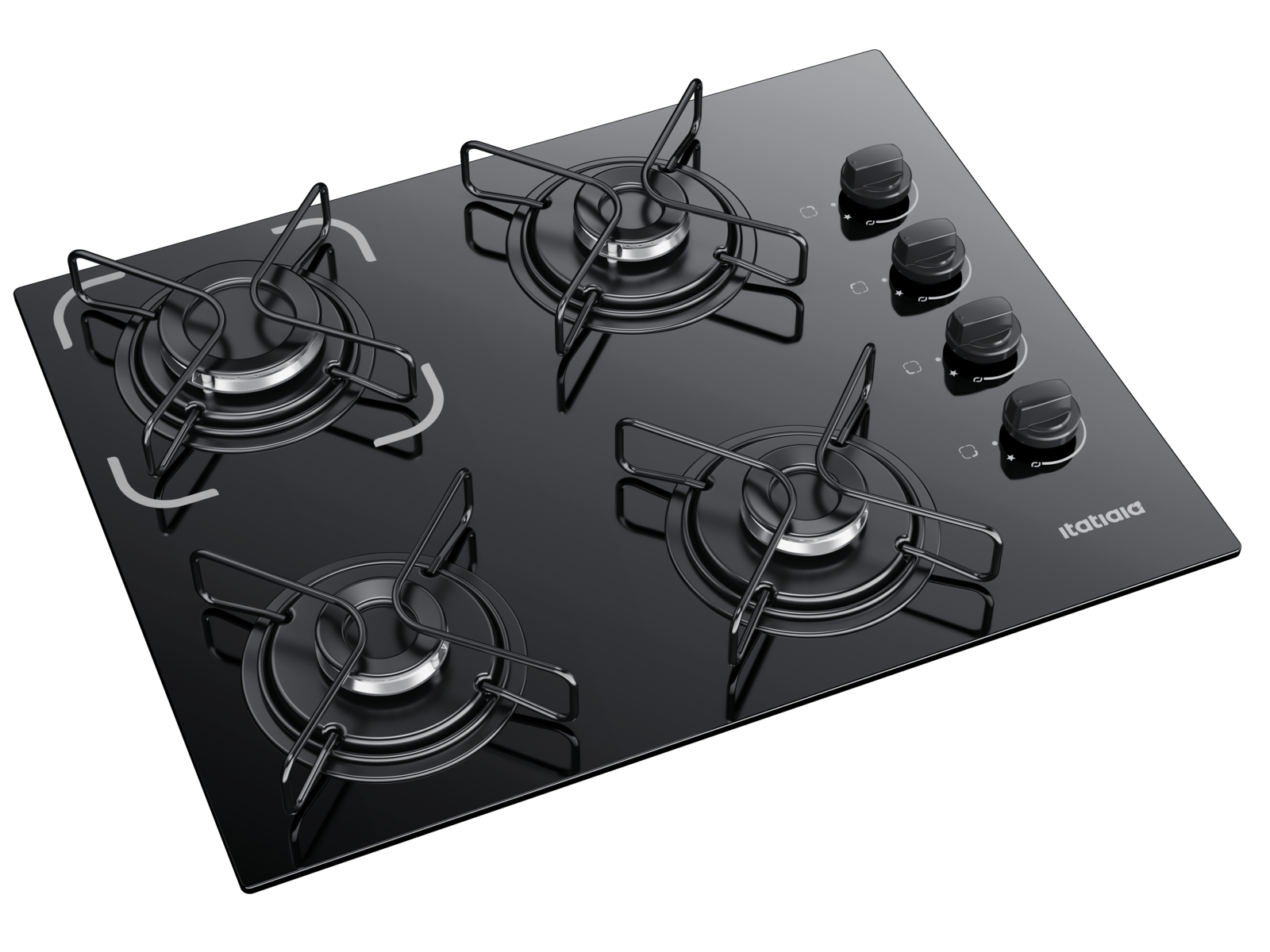 COOKTOP ITATIAIA ESSENCIAL 4Q 127/220V PRETO - Imagem 2